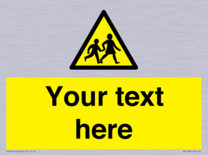 Custom Warning children Sign